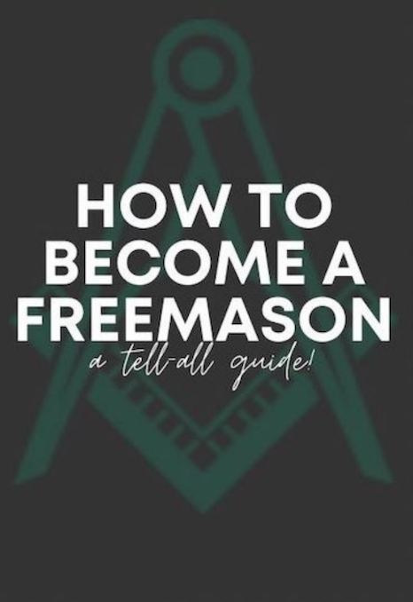 How To Become A Freemason, a tell-all guide, book cover